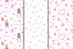 create cute watercolor seamless patterns