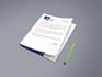 design creative and professional letterhead templates