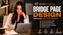 design a stunning high converting affiliate bridge page or landing page design