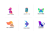 do attractive polygonal, origami logo for your company
