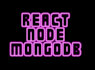 be full stack web developer using react js node js mongodb