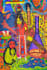 draw a retro, grunge, psychedelic illustration