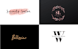 design elegant luxury font and signature logo