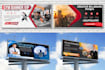 outstanding billboard, rollup banner design in 24 hours