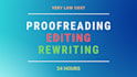 edit and proofread your book and document with grammar and syntax