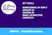 do lead generation, valid email list building jobs
