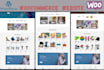 build latest design woocommerce website