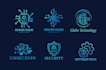 create tech, startup, security, crypto  and app logo
