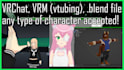 make 3d characters for vrchat and vtubers