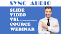 syncronize audio with video, PPT, google slides, redesign