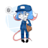 draw a character in cute chibi style