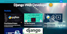 make a web application functional website django python