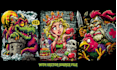 draw detailed rat fink tshirt design , hot rod, rat rod