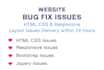 fix html CSS bootstrap issues in an hour