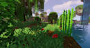 build you a minecraft forest and mountain terrain