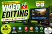 edit english or kannada videos for youtube and e learning courses