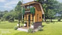 do tiny house architectural and interior design presentation