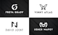 design modern luxury monogram logo