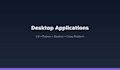 develop your custom desktop application using c sharp and dot net