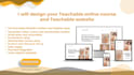 design your teachable courses and teachable website