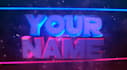 do create a 3d text animition intro video