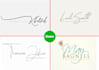 make a pro handwriting signature logo, branding design