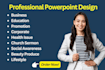 make a professional and eye catching powerpoint for your business