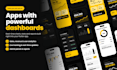 develop custom professional flutter app, mobile app development for ios android