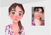 paint your cartoon portrait in disney style