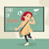 create flat vector illustration for you character or children book