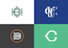 design custom luxury fashion monogram logo