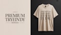 design trendy and modern t shirt for your brand