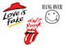 create parody bootleg logo brand
