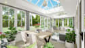 design your backyard conservatory,  front yard landscape, pool and farm house