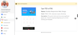 convert PSD to HTML responsive website