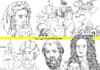 draw roman or greek book illustration