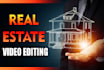 create a cinematic real estate promo video editing