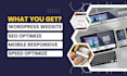 create, customize, design and responsive wordpress for you