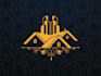 do modern luxury real estate, construction   logo in 24 hour