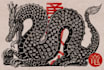 create artistic linocut illustration in my style