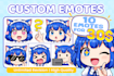 create custom twitch and kick emotes, sub badges, and animated stream emotes