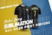 design all over print sublimation jersey and uniform designs