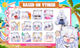 draw chibi twitch emotes, sub badges, vtuber animated emotes