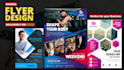 design birthday, business,grand opening and event flyer
