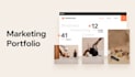create dynamic portfolio website