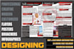 create modern infographics, posters, flyers and brochure