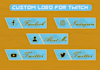 design awesome twitch panels, logo and overlay