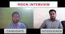 deal with engineering mock interview with feedback