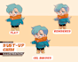 draw full body chibi character icon