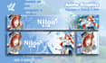 design clean anime themed banner